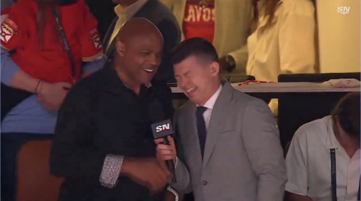 Charles Barkley on Hockey Night in Canada